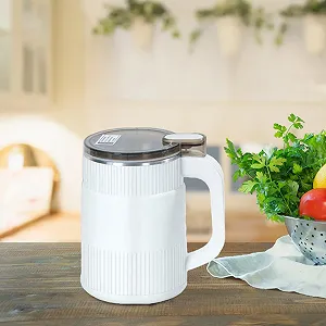 Электрическая кофемолка Milageto EU адаптер Бытовая для офиса кафе дома Белая synthetic.ua - Фото 1