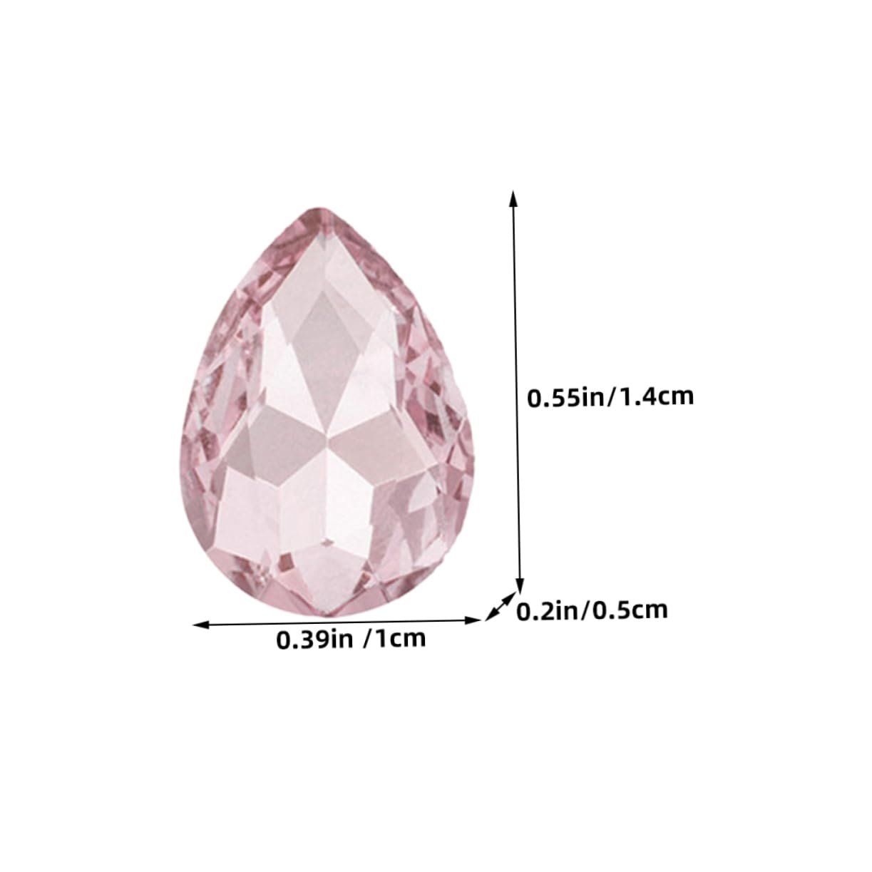 Набор бриллиантовых аксессуаров для ногтей 150 шт. Кристалл, фото №6