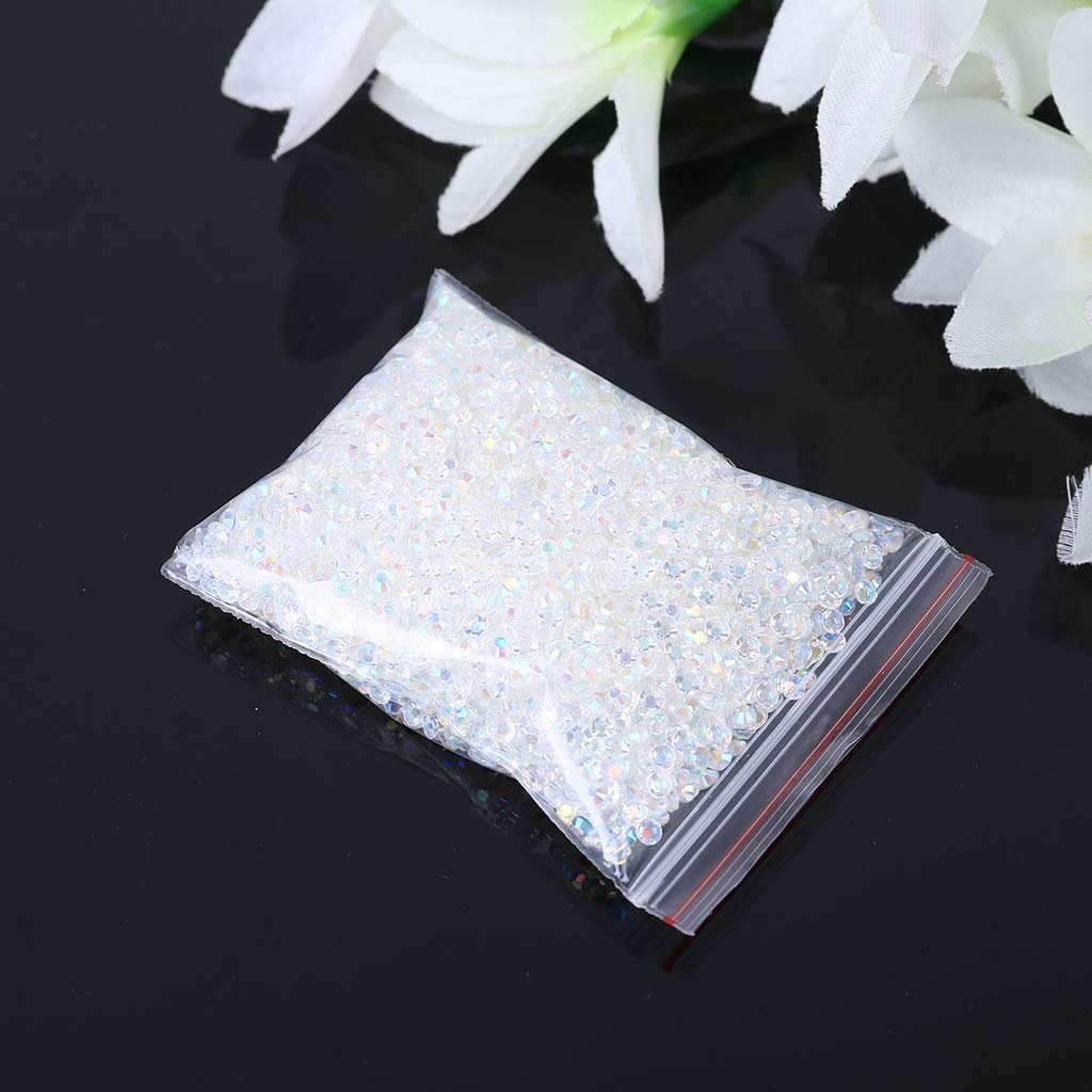 Стразы Круглые Белые 3 мм, 5000 шт, фото №8