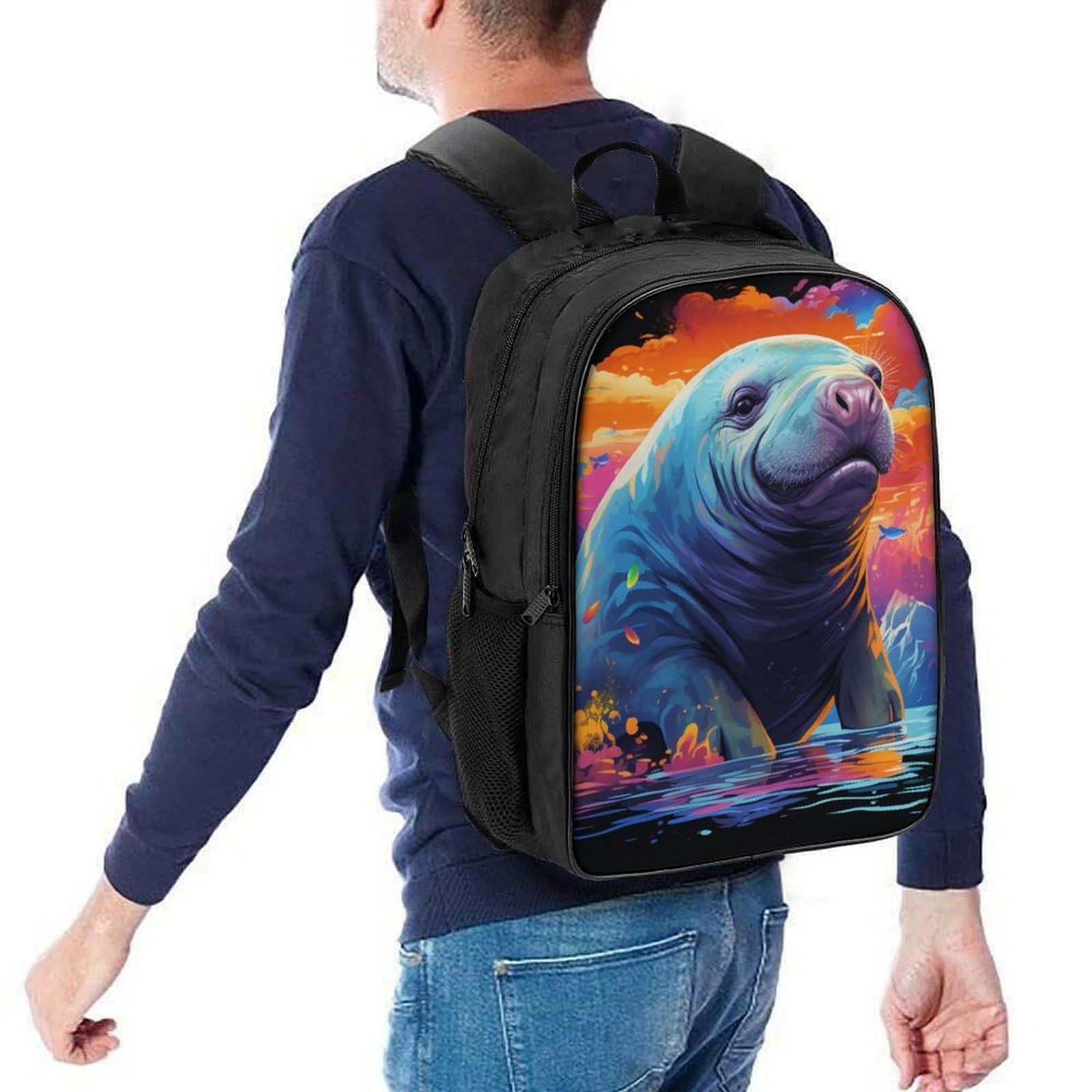 Ранец DPEOANEBN Manatees 40x28x16см, фото №5
