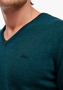 Свитер s.Oliver 03.899.61.7623-67W0 Темно-синий S synthetic.ua - Фото 1