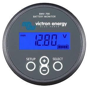 Монитор аккумулятора Victron Energy BMV-700 с шунтом и дисплеем Серый - Фото 1