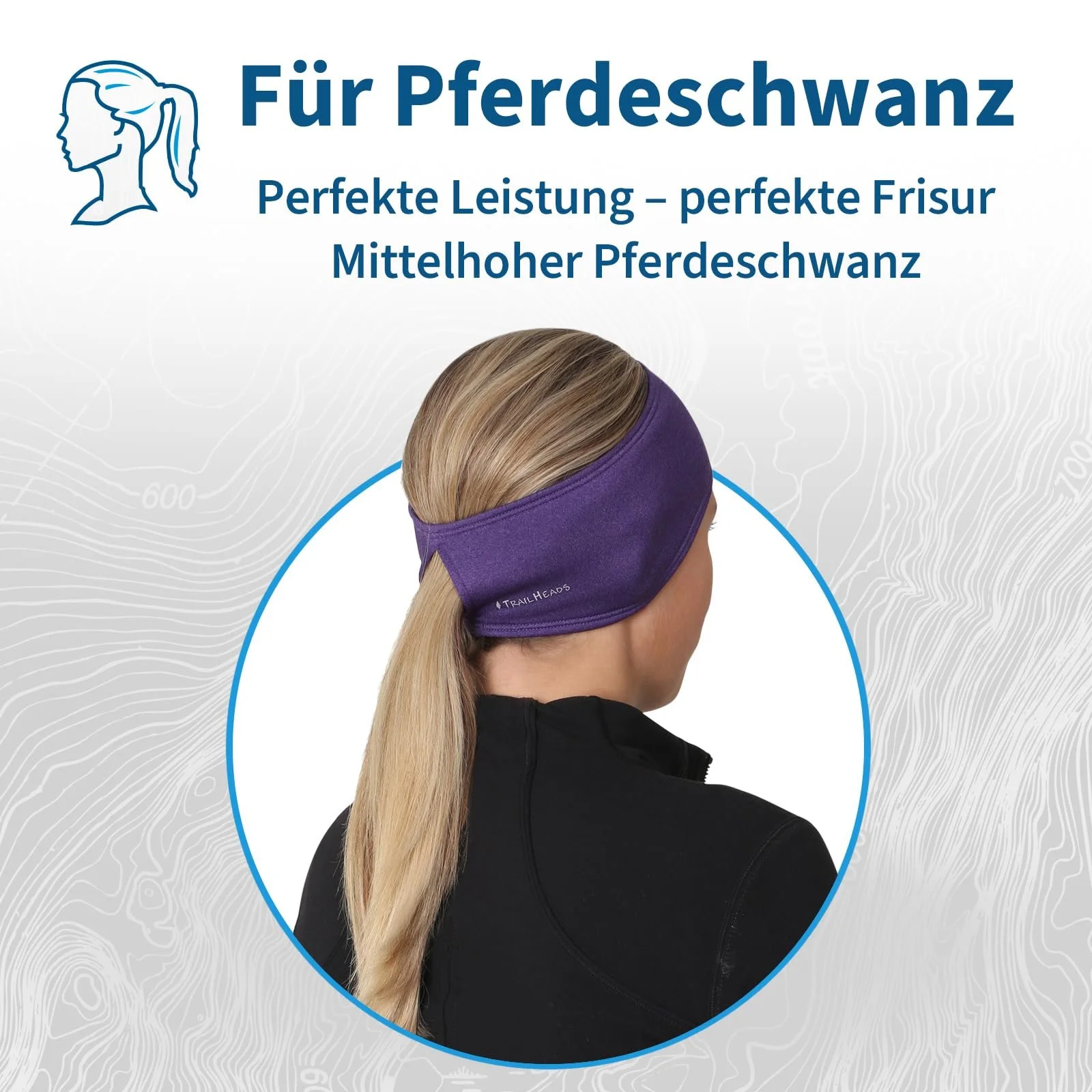 Пов'язка TrailHeads для волосся з отвором для хвостика, фото №3