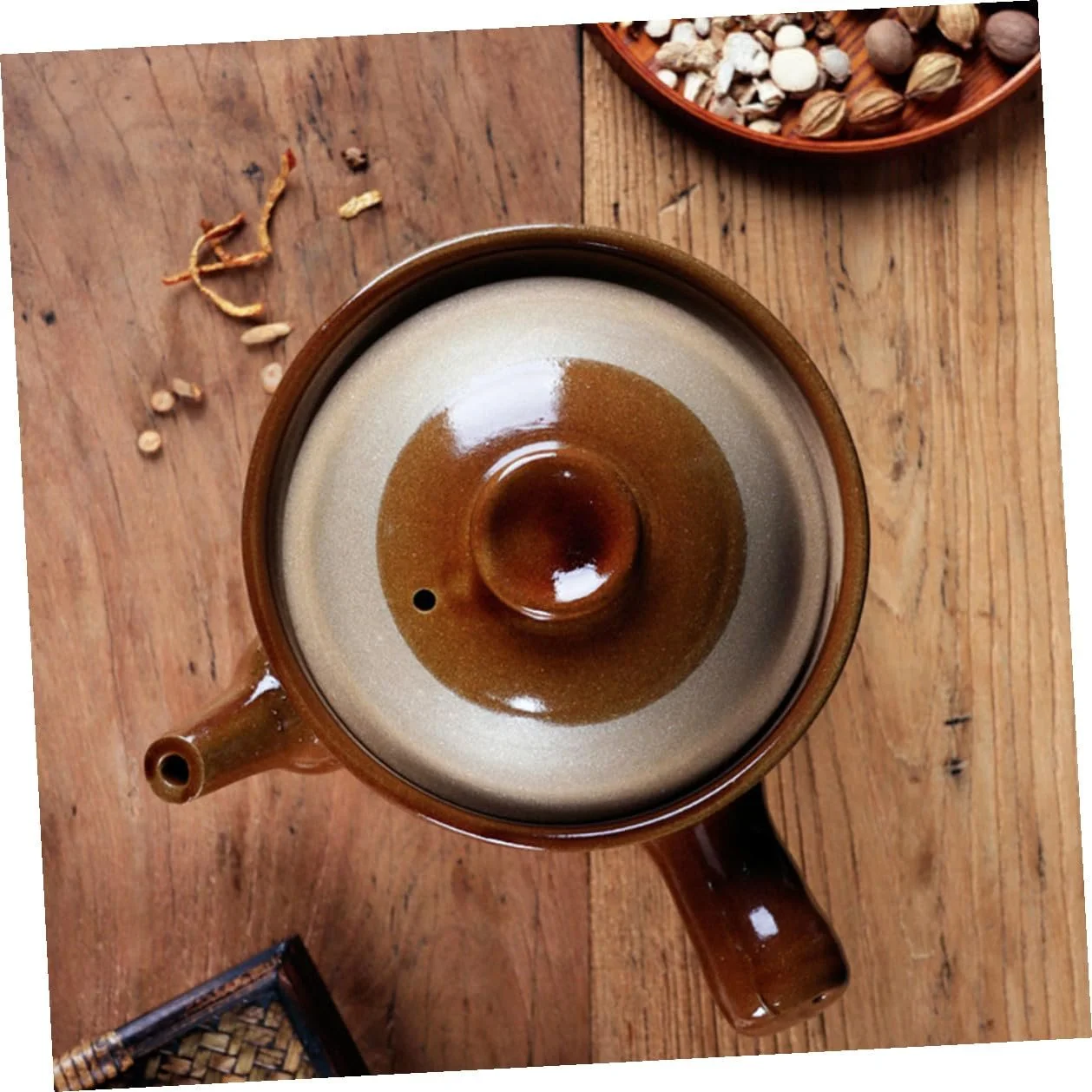 Горщик глиняний Veemoon 3 л китайський з термостійкою ручкою для відкритого вогню, фото №8