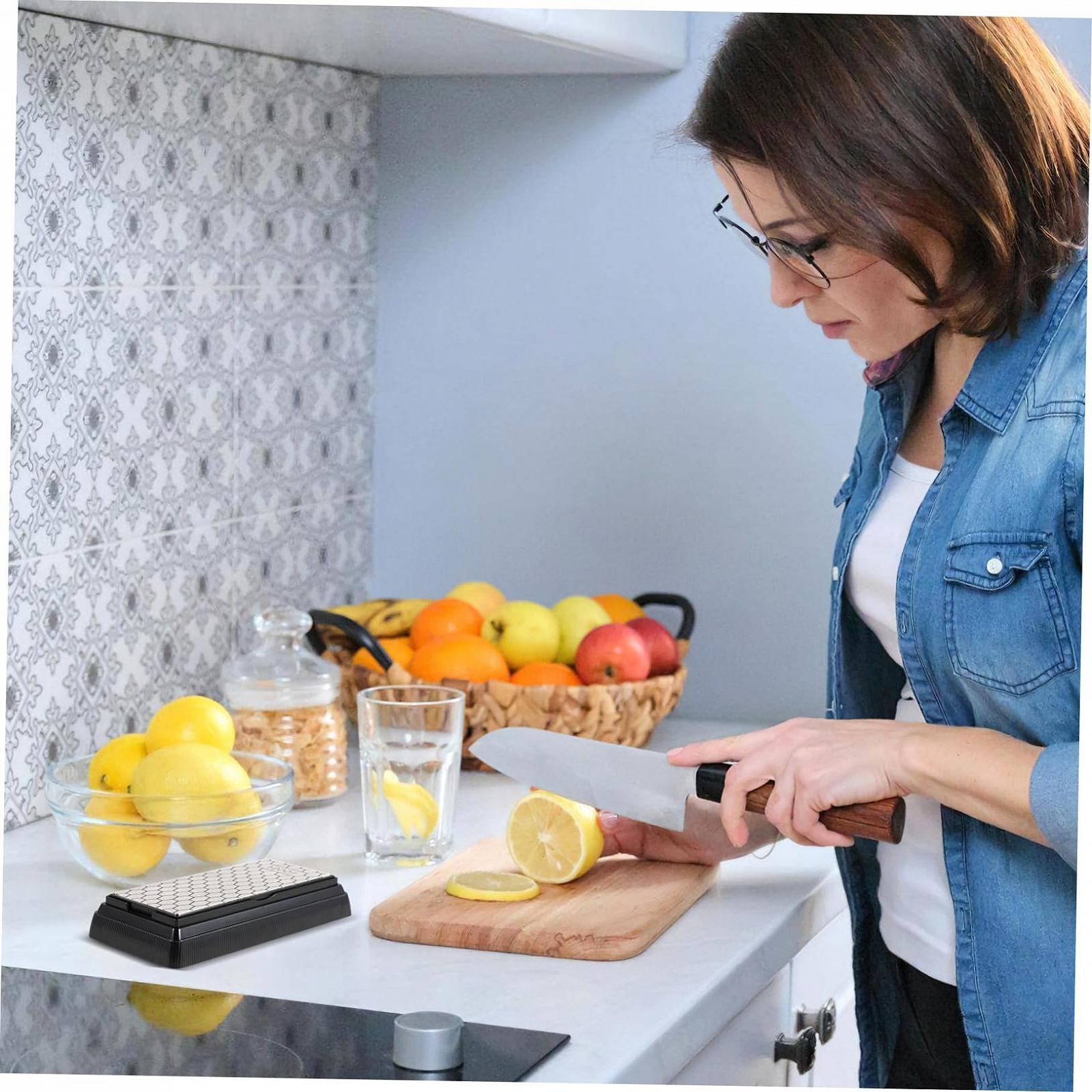 Точильный камень Tofficu Двусторонний Алмазный Нескользящий, фото №6