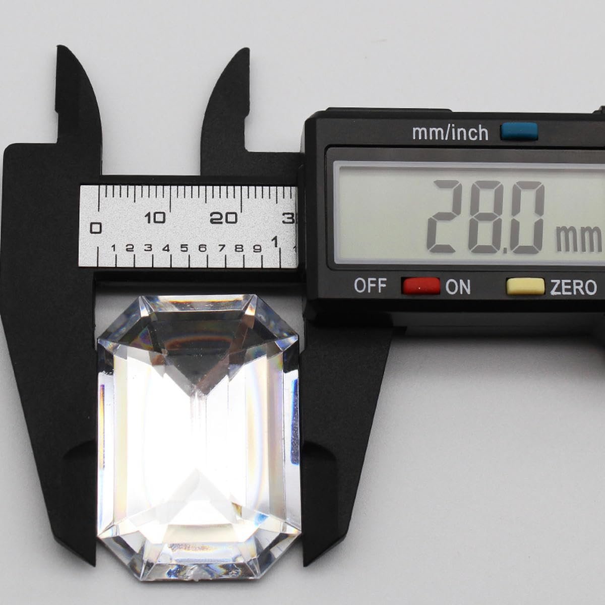 Кристали Flatback Прозорий Білий Акриловий Камінь Прямокутник 28x40 мм, фото №4 Кристали Flatback Прозорий Білий Акриловий Камінь Прямокутник 28x40 мм, фото №4