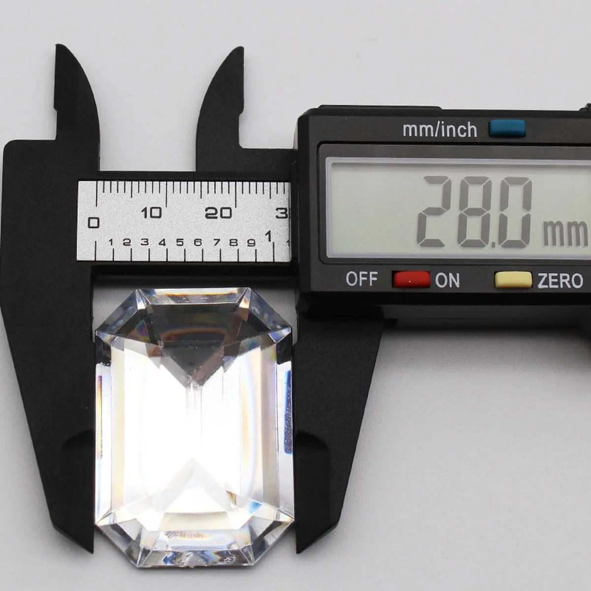 Кристаллы Flatback Прозрачный Белый Акриловый Камень Прямоугольник 28x40 мм, фото №4