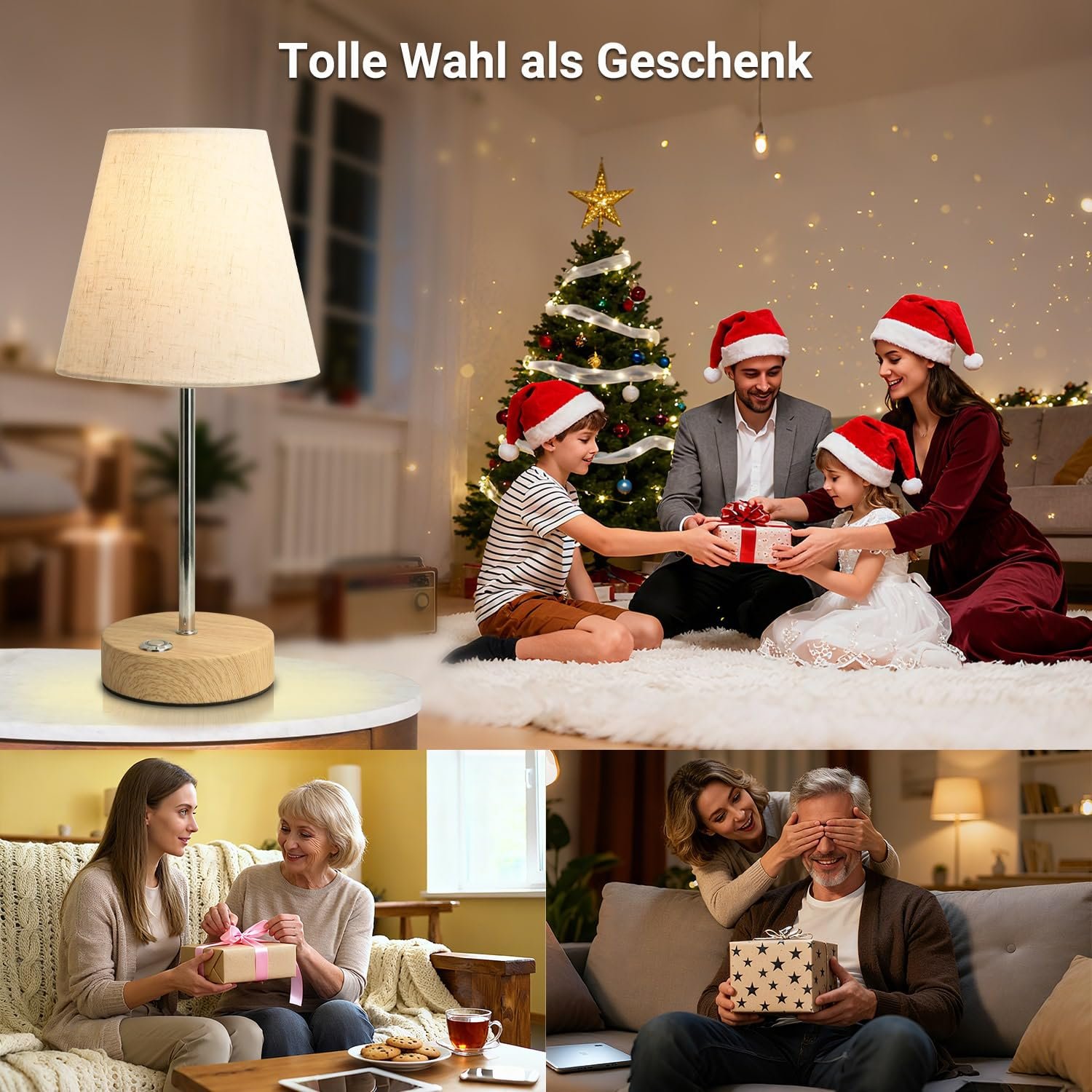 Настільна лампа LED бездротова акумуляторна 3000 mAh сенсорна димована, фото №3