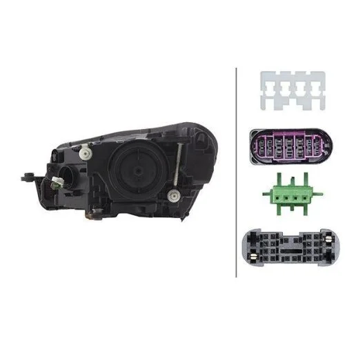 Фара головного света HELLA 1ZS 011 939-461 для SKODA правая, фото №2