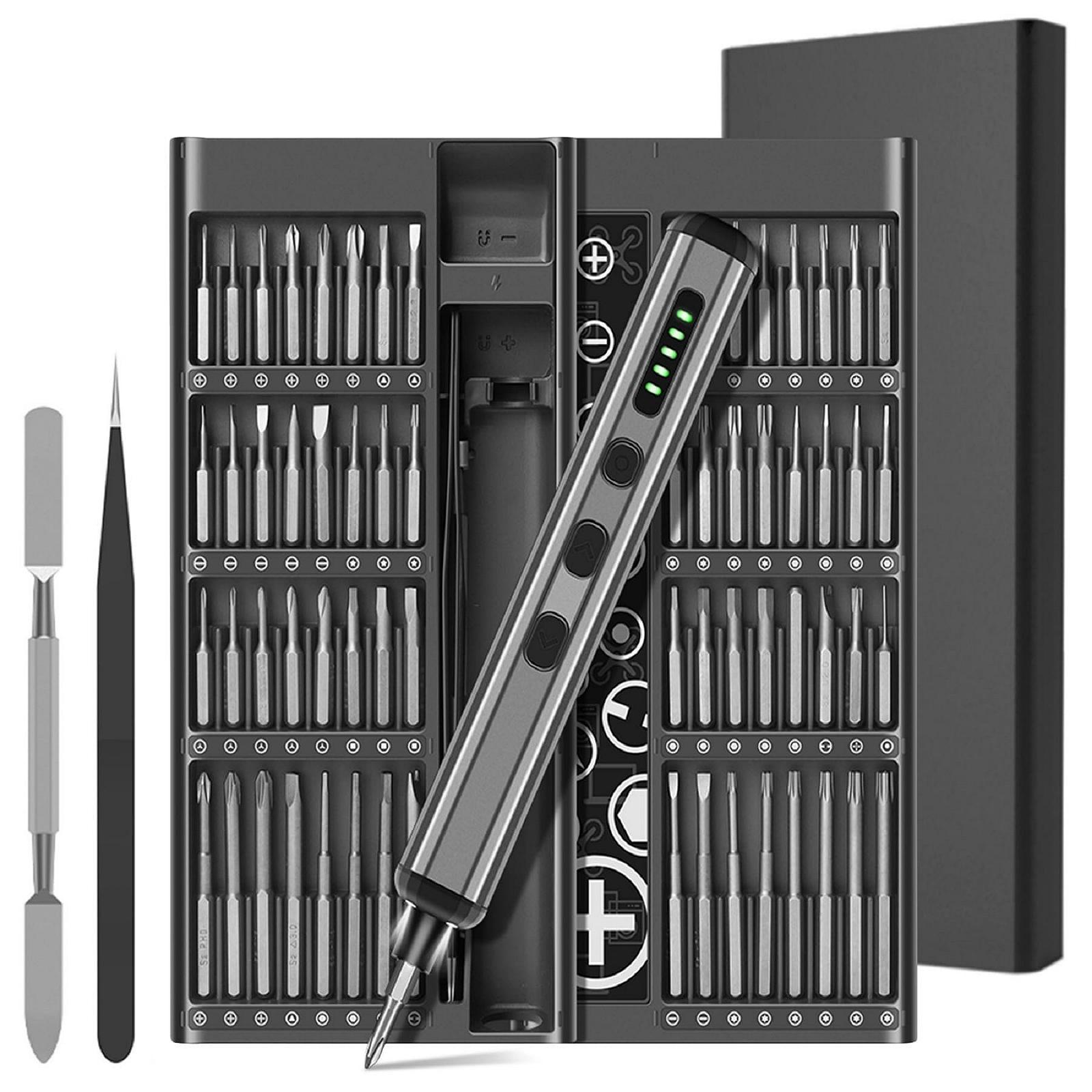 Набір викруток Heylad Precision Electric 3.7 V 68 in 1 Magnetic Battery 5/32 Inch Hexagonal Precision, фото №1
