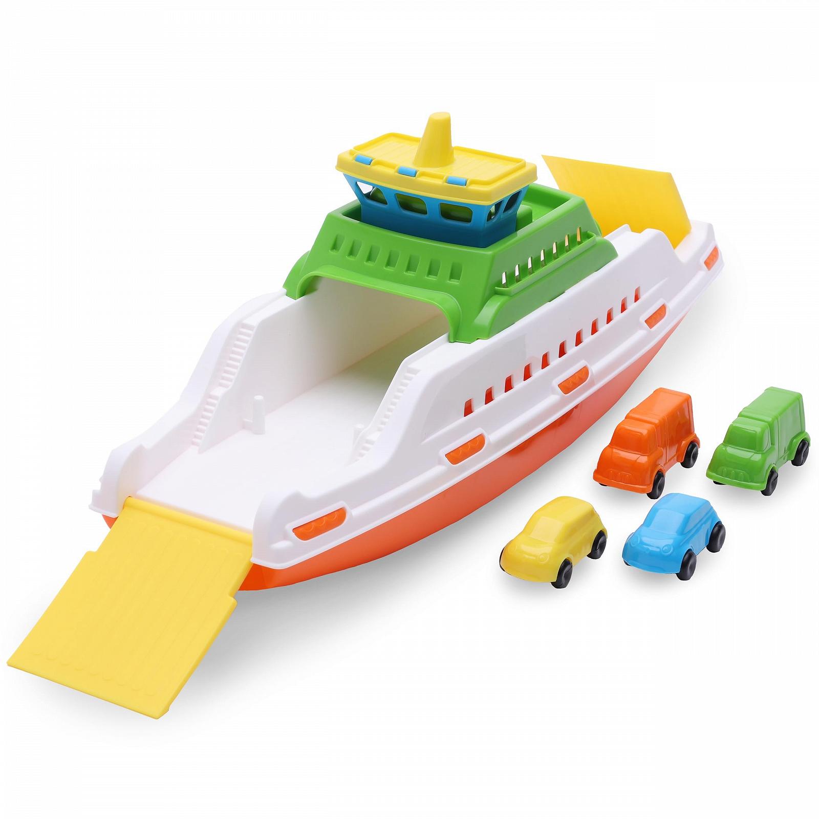 Пором Toyland 39 см (15 дюймів) Кольоровий з рухомими рампами та 4 міні-машинками, фото №3