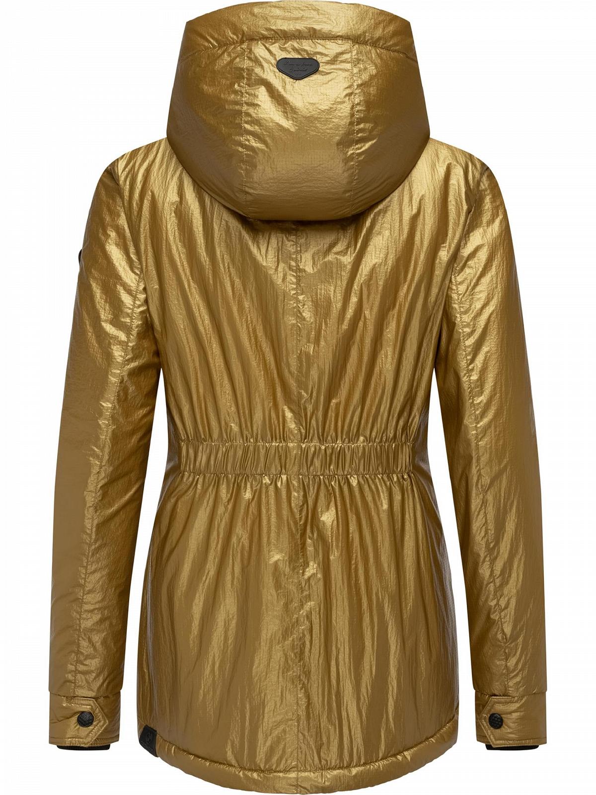 Куртка зимняя Ragwear Monadde Bling YOUMODO Женская Теплая Блестящая с Капюшоном, фото №4
