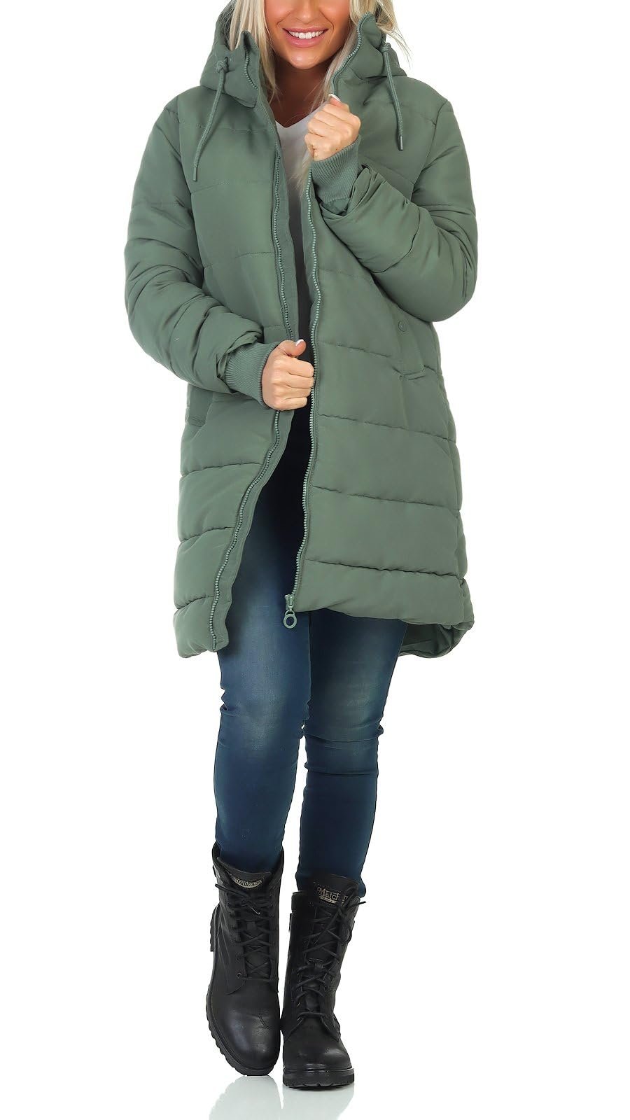 Куртка стеганая зимняя с капюшоном Eight 2 Nine LETN-068 женская, фото №1 Куртка стеганая зимняя с капюшоном Eight 2 Nine LETN-068 женская, фото №1