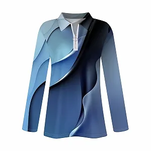 Праздничный женский свитшот 2024 Милый Зимний V-образный вырез Длинный рукав Топы на четверть молнии Летние футболки на молнии для мальчиков synthetic.ua - Фото 1