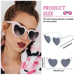 Солнцезащитные очки Сердце Круглые Вечерние Yomaido (6/10 шт.) synthetic.ua - Фото 1