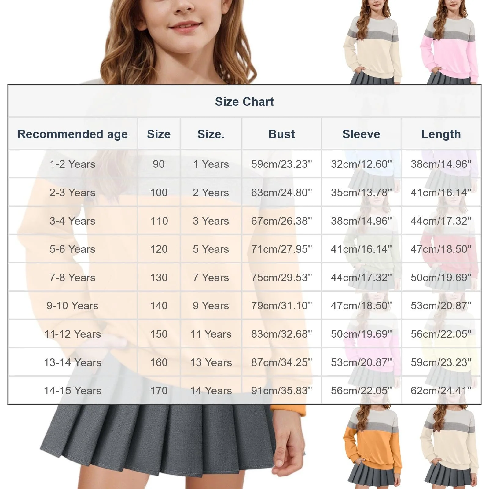 Кольорова толстовка для дівчат, фото №6