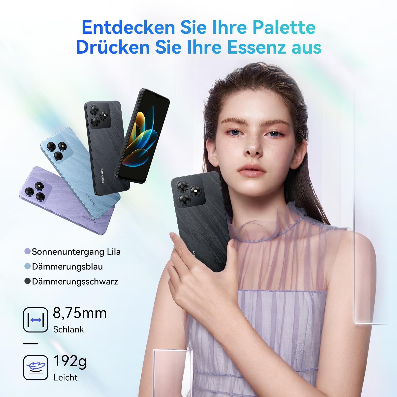 Смартфон Blackview Wave 8 12GB RAM 256GB 90Hz 6.56" 5000 mAh, фото №8 Смартфон Blackview Wave 8 12GB RAM 256GB 90Hz 6.56" 5000 mAh, фото №8