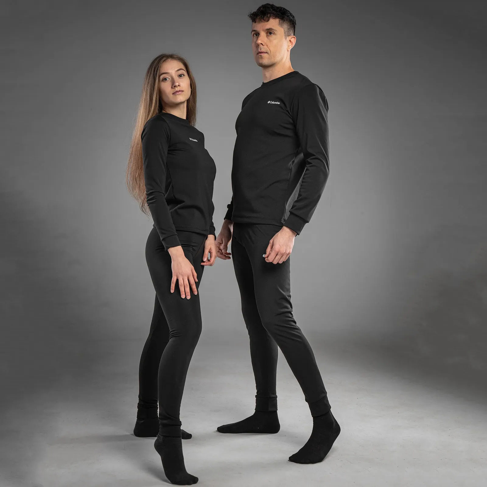 Чоловіча термобілизна Columbia чорний комплект зимовий на флісі, фото №8 Чоловіча термобілизна Columbia чорний комплект зимовий на флісі, фото №8