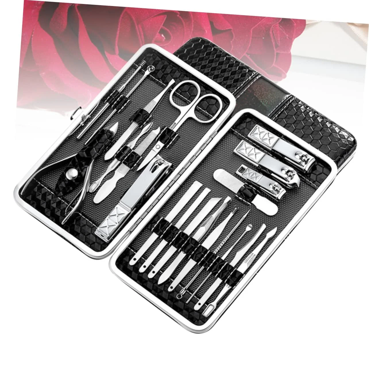 Набір для манікюру та педикюру VALICLUD 21 шт. Чорний, фото №3 Набір для манікюру та педикюру VALICLUD 21 шт. Чорний, фото №3