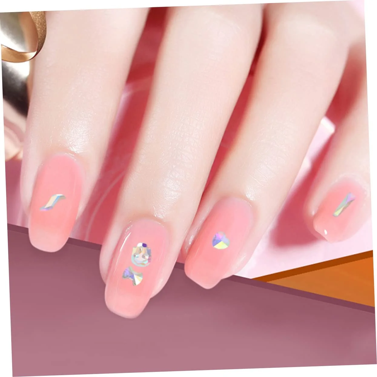 Стразы для ногтей Coheali 100 шт. Стеклянные камни с плоской задней стороной, смешанные формы для маникюра, DIY аксессуары для ногтей и другие украшения, фото №9 Стразы для ногтей Coheali 100 шт. Стеклянные камни с плоской задней стороной, смешанные формы для маникюра, DIY аксессуары для ногтей и другие украшения, фото №9