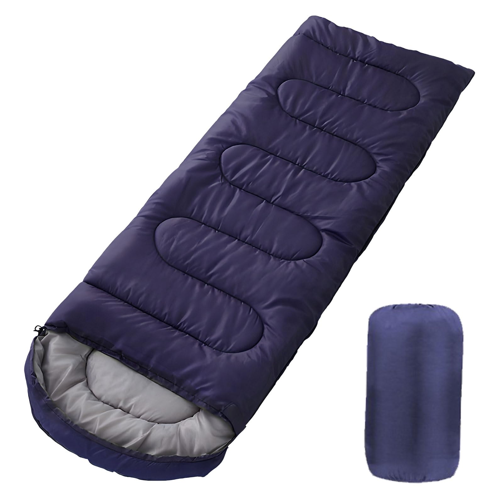 Спальный мешок Bibykivn Outdoor для 3-4 сезонов Летний Для взрослых Одеяло Теплый Водонепроницаемый Легкий Портативный Для кемпинга, фото №1