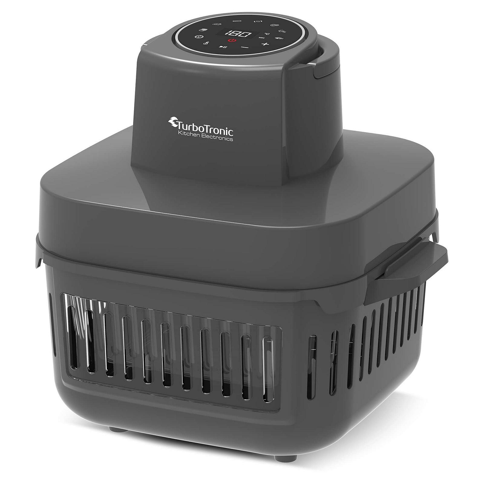 Мультипіч TurboTronic AFG6-1600W 6 л Скляна чаша 7 програм Сенсорний дисплей Сірий, фото №9 Мультипіч TurboTronic AFG6-1600W 6 л Скляна чаша 7 програм Сенсорний дисплей Сірий, фото №9