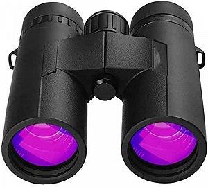 Бінокль CAZARU Fernglas 10x42 З потужним збільшенням Чорний - Фото 1