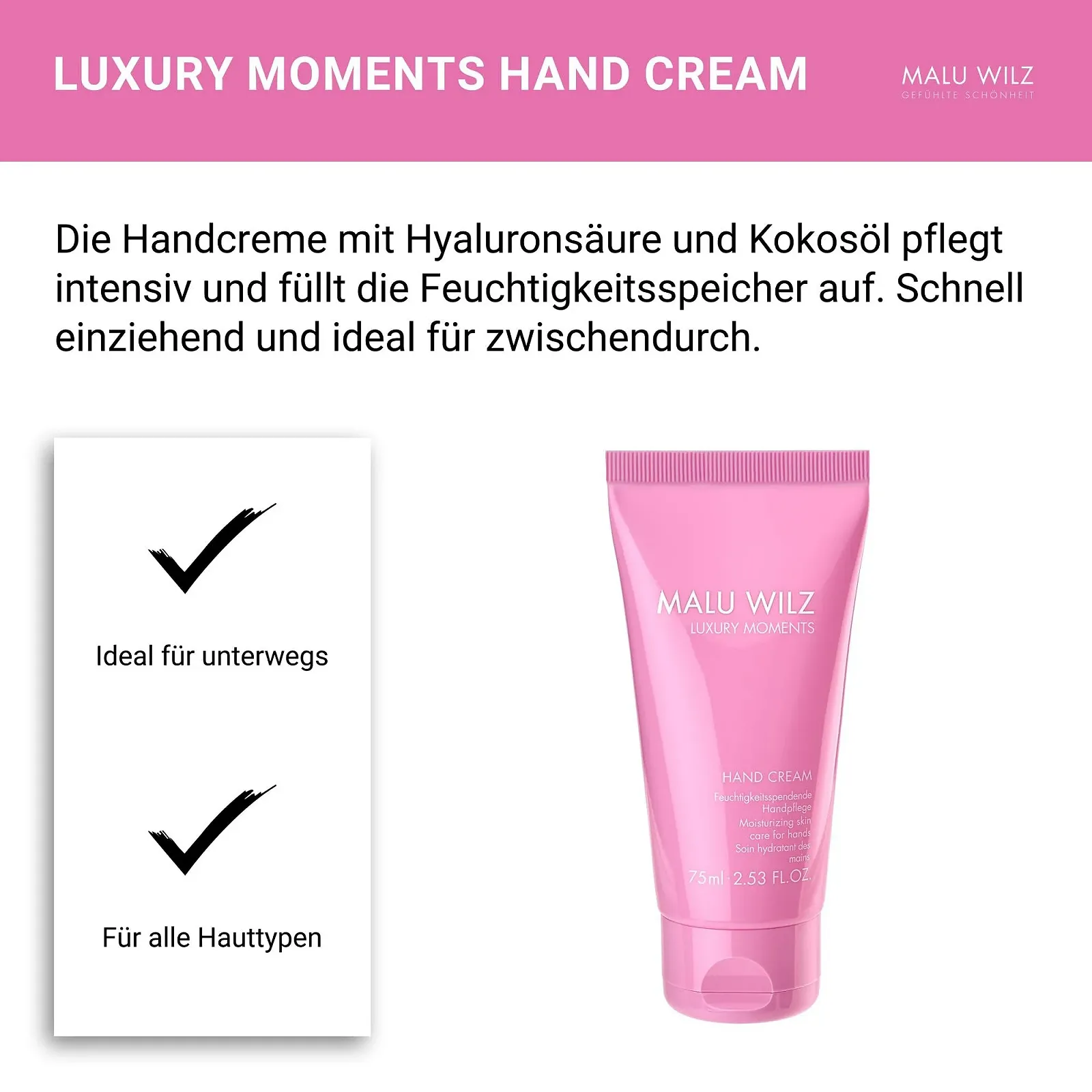 Крем для рук Malu Wilz Luxury Moments 75 мл, фото №5 Крем для рук Malu Wilz Luxury Moments 75 мл, фото №5