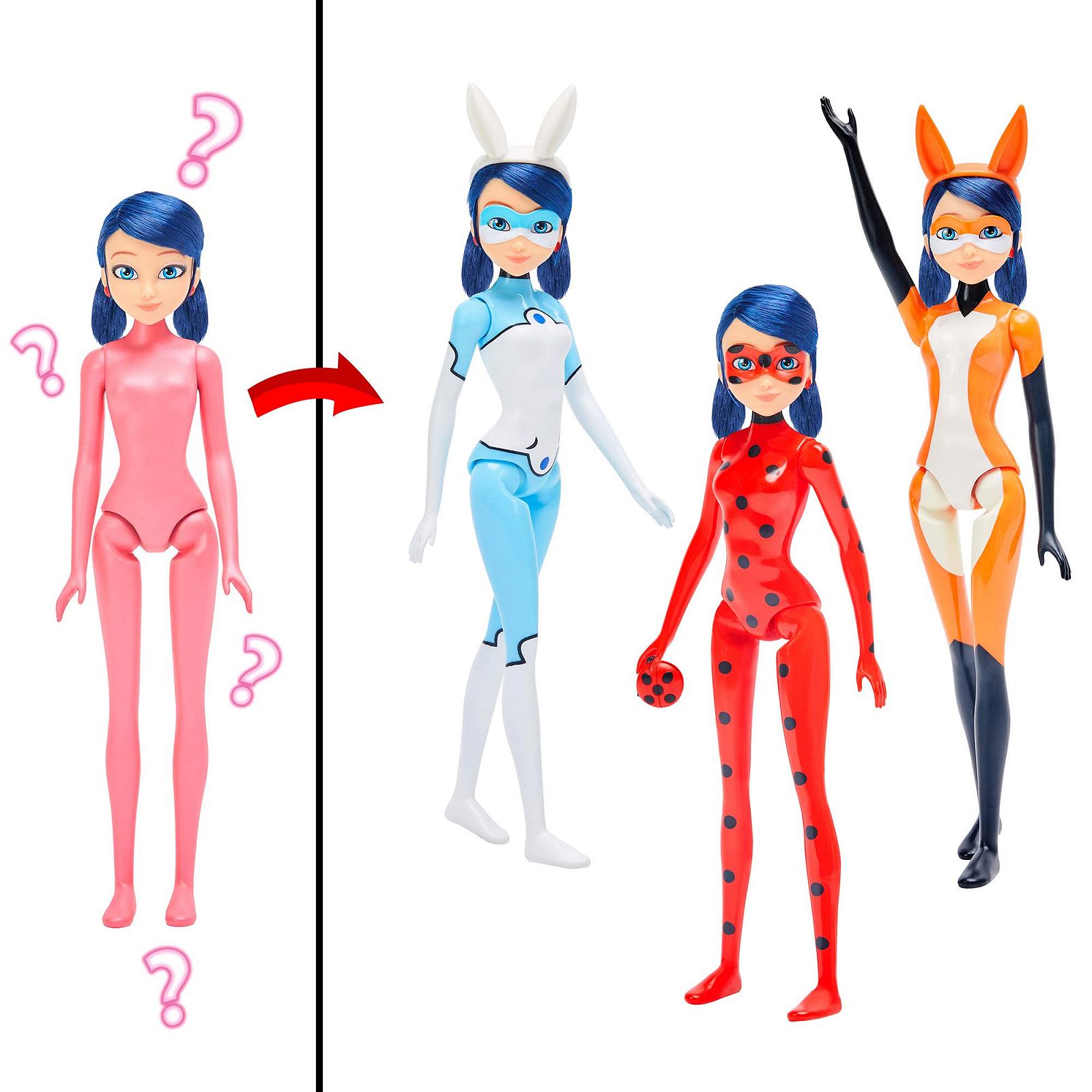 Лялька Miraculous: Ladybird and Black Cat Time to Transform Marinette, фото №5