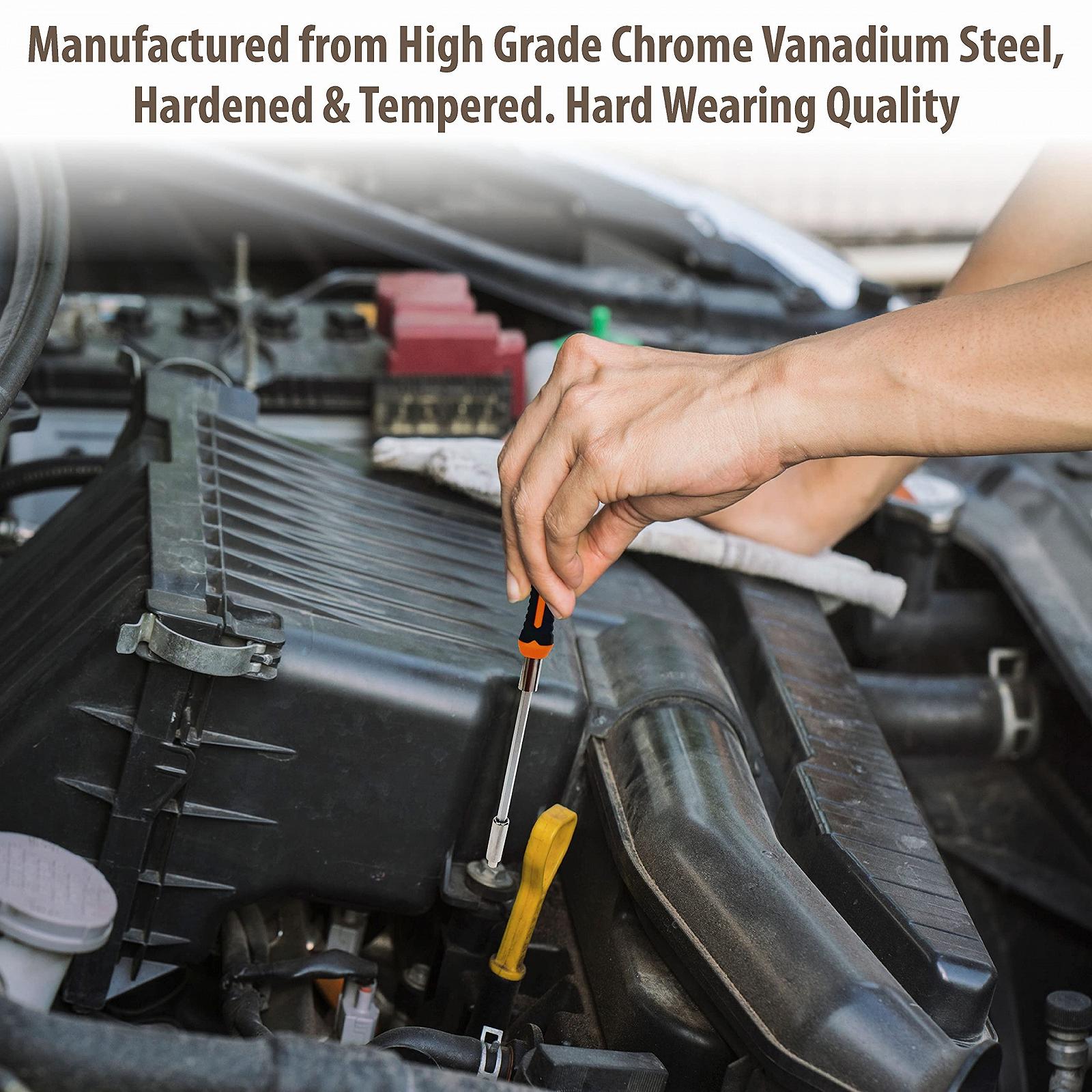 Набір викруткових бітів BOLTWORK 50 шт. CRV нержавіюча сталь, фото №7 Набір викруткових бітів BOLTWORK 50 шт. CRV нержавіюча сталь, фото №7