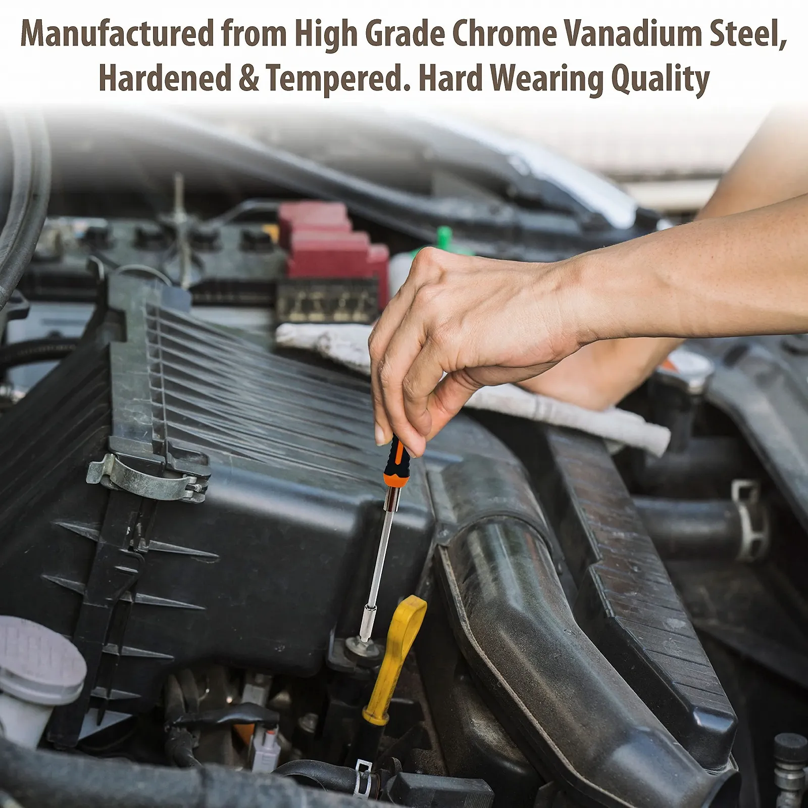 Набор бит для отверток BOLTWORK 50 шт. CRV нержавеющая сталь, фото №7