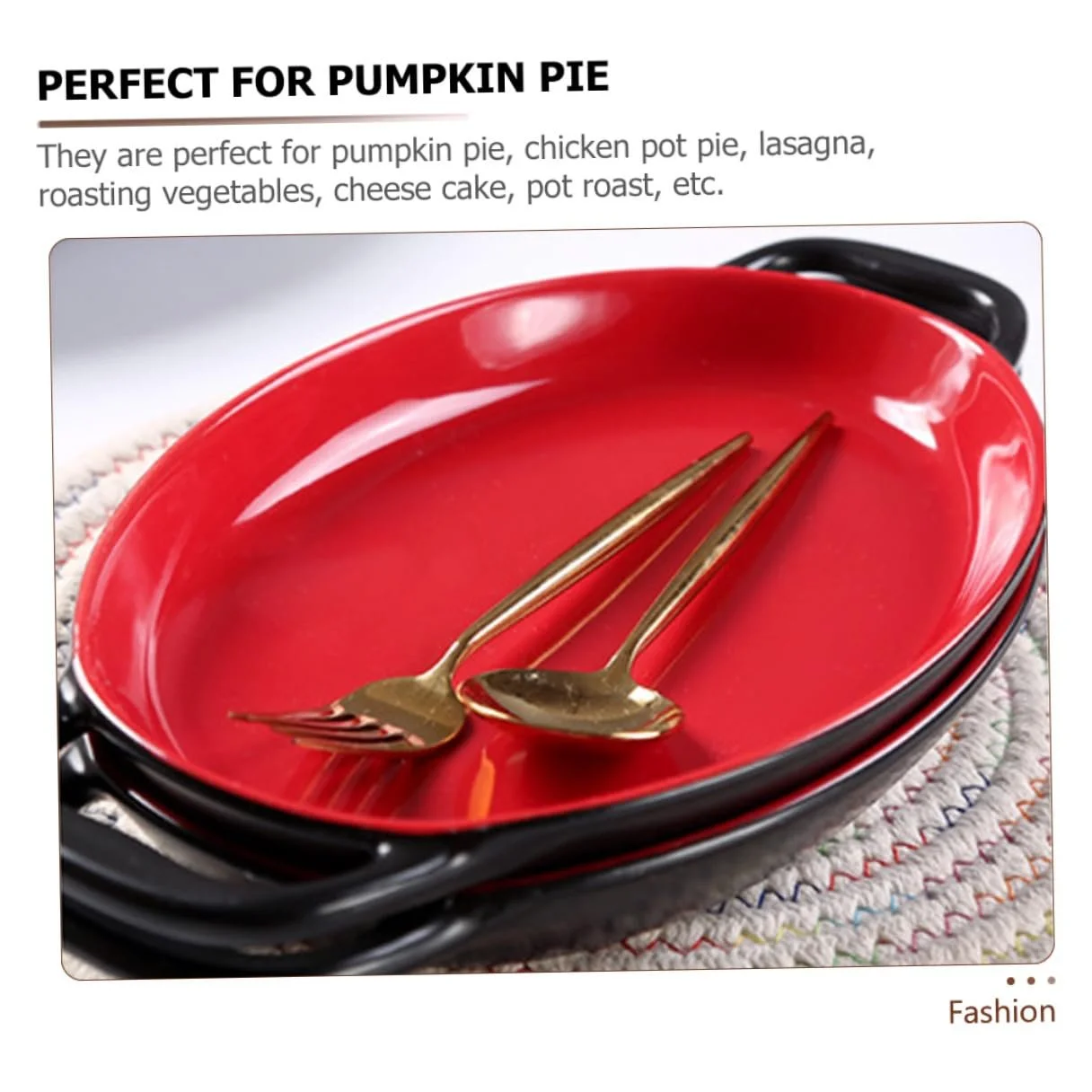 Форма для запікання Toyvian Ceramic Oval Casserole Compartment антипригарна термостійка елегантний дизайн, фото №6