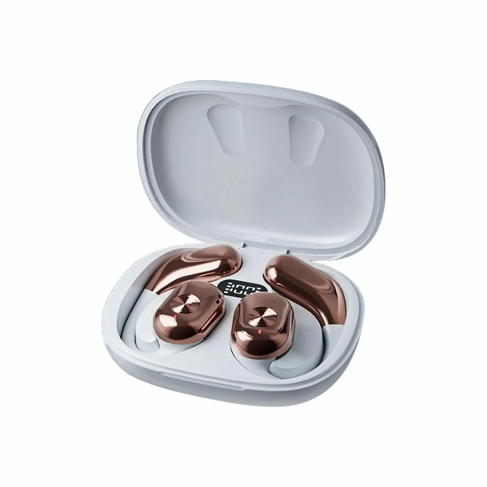 Навушники з голосовим перекладачем Білий Золотий, фото №1