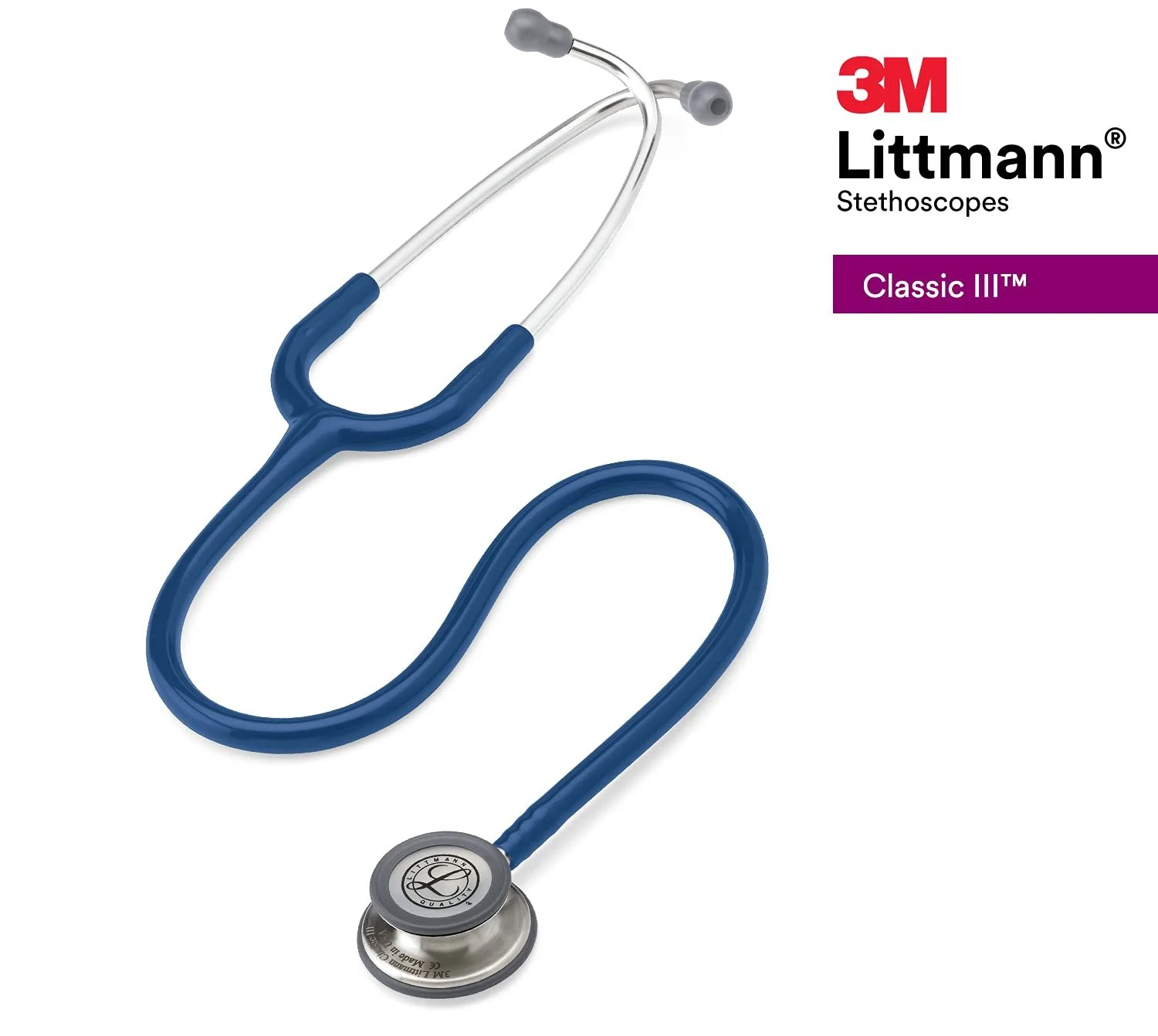 Стетоскоп 3M Littmann Classic III 69см Синий, фото №2 Стетоскоп 3M Littmann Classic III 69см Синий, фото №2