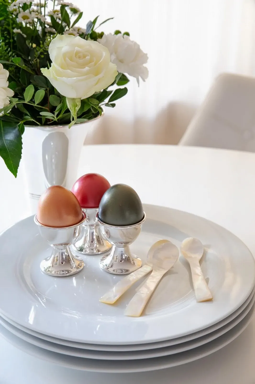 Ложка EDZARD, 11 см, з натуральних морських перламутрів (Pinctada Maxima), ручної роботи, фото №3