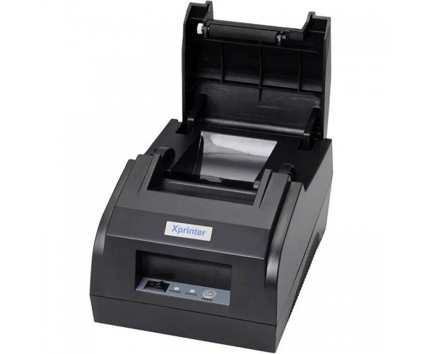 Друкарка чеків Xprinter XP-58IIZ термодрук 90 мм/с стрічка 58 мм USB чорний, фото №4