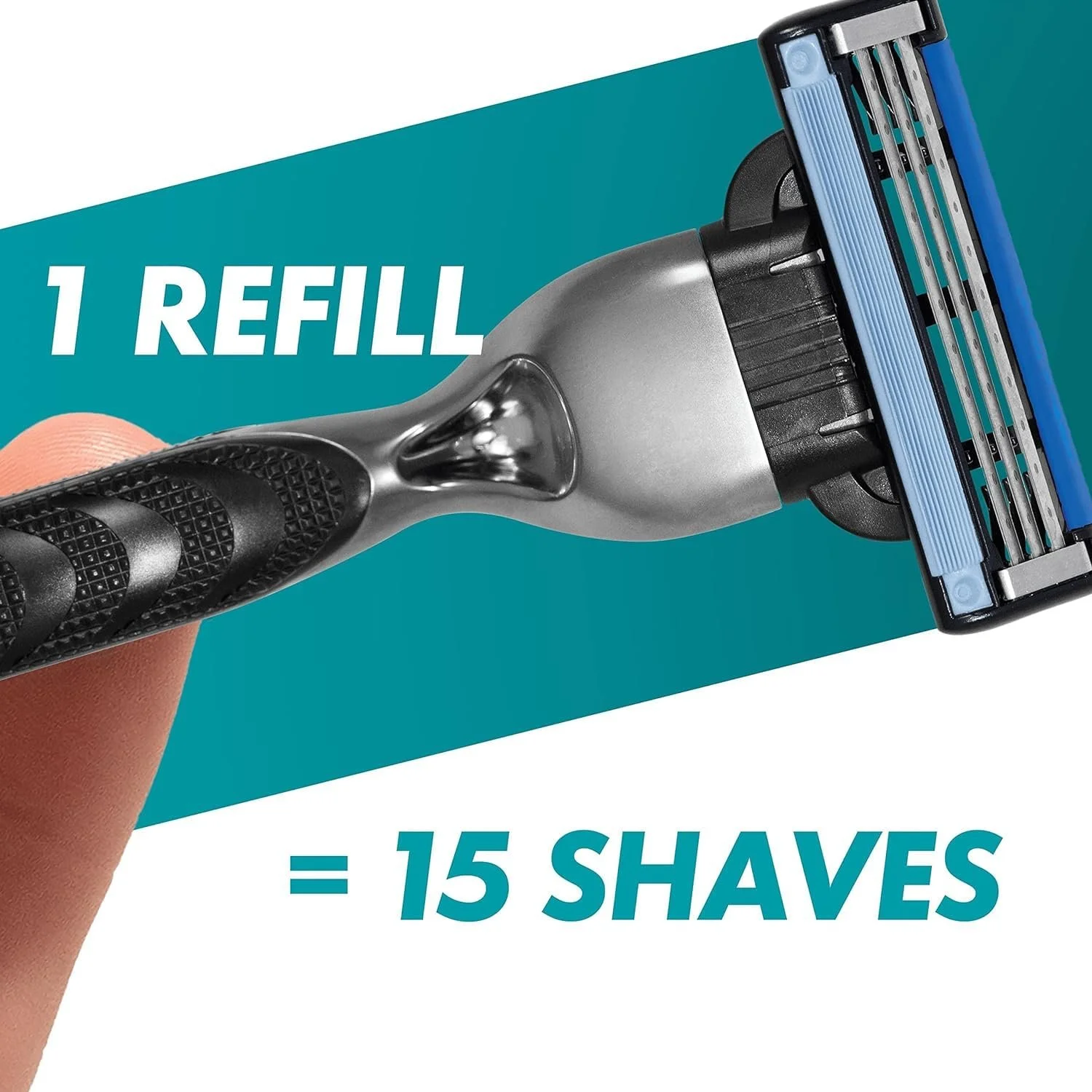 Бритва мужская Gillette Mach3 + 12 сменных кассет, фото №4