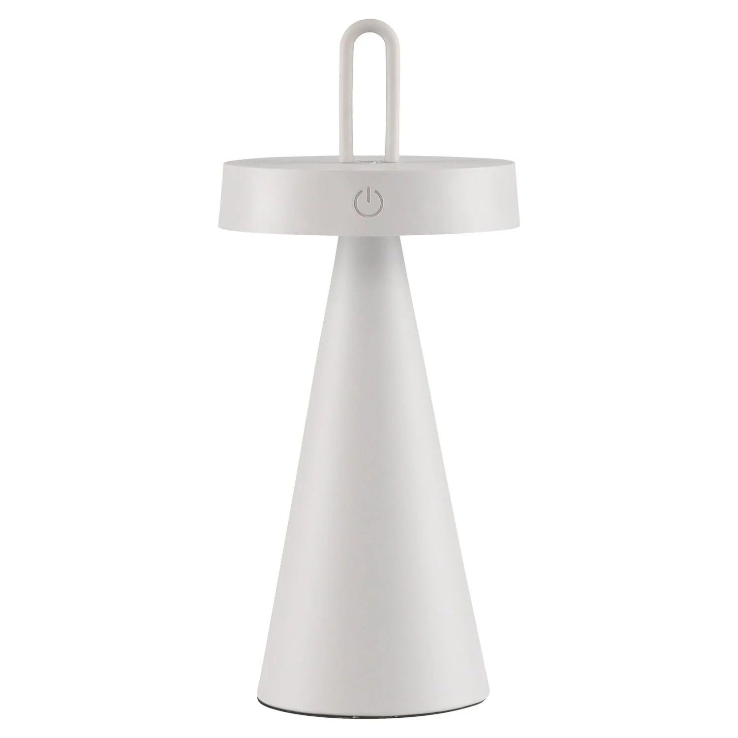 Настільна лампа Just Light LED Акумуляторна 28.9 см Пластик Силікон Біла, фото №1