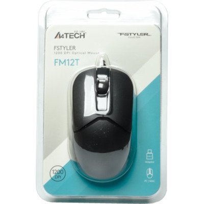 Мышка A4Tech FM12T USB Black (4711421990202), фото №10