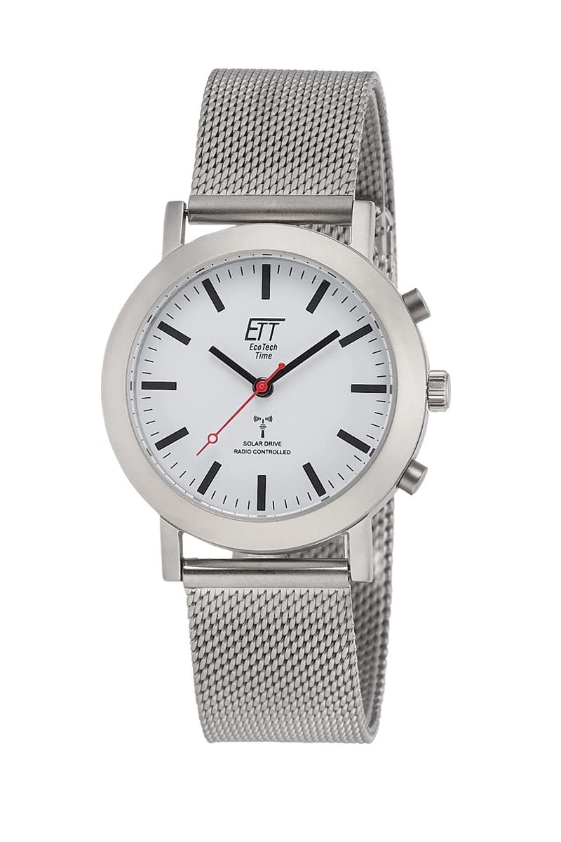 Годинник аналоговий ETT Eco Tech Time Funk Solar ELS-11583-11M Жіночий Ремінець з нержавіючої сталі, Браслет, фото №1