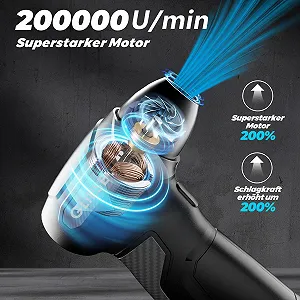 Електрична повітродувка Gliese Airwhizz 200,000 RPM 8000 mAh synthetic.ua - Фото 1