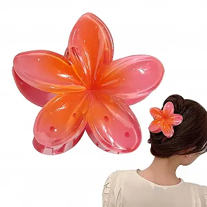 Купить Заколка-краб для волос Цветок Гавайский цветок Сильная фиксация Пляжный цветок Яркие цвета Форма цветка для тонких и густых волос - Фото 1 Заколка-краб для волос Цветок Гавайский цветок Сильная фиксация Пляжный цветок Яркие цвета Форма цветка для тонких и густых волос - Фото 1