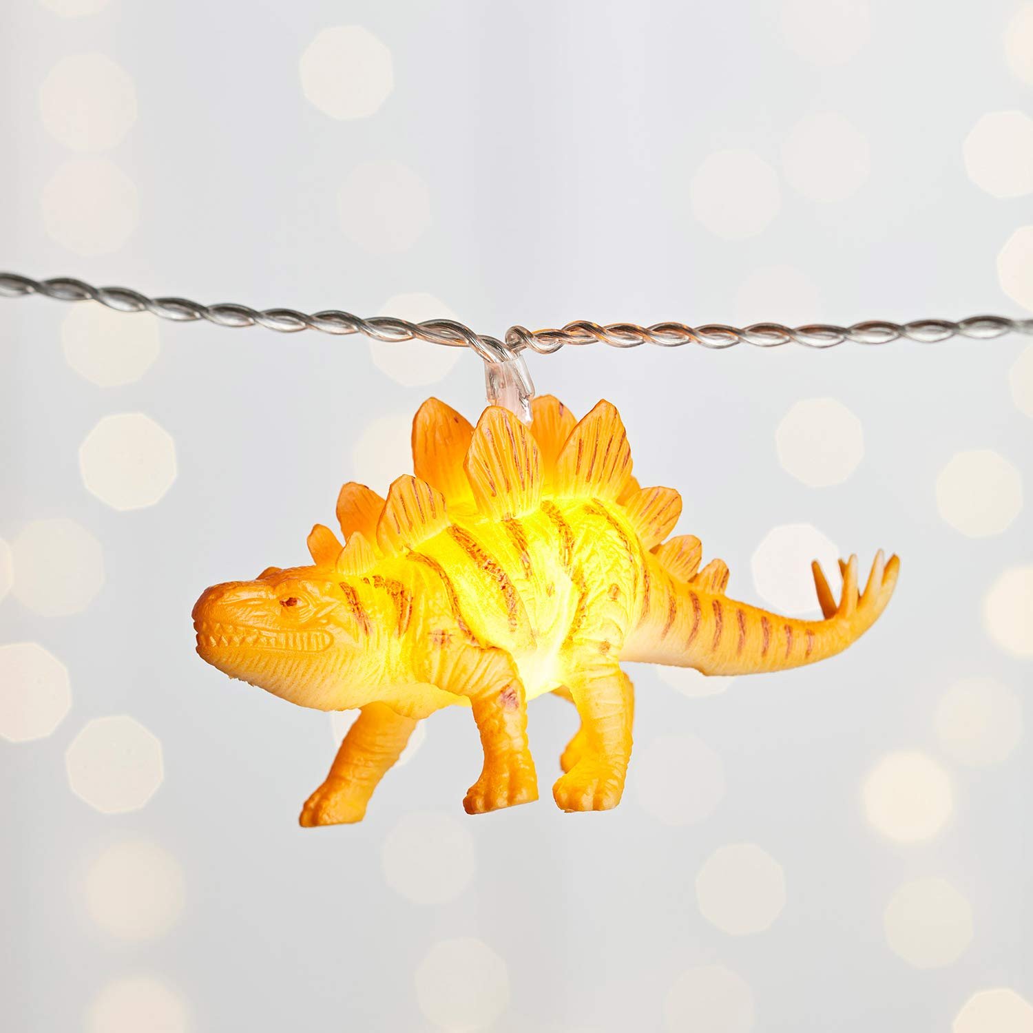 Гірлянда Lights4fun LED Динозаври 12 LED на батарейках з таймером, фото №5