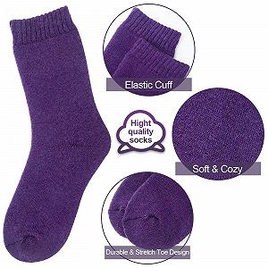 Носки Женские Justay Зимние Шерстяные 5 пар Термоноски Узорные Вязаные 35-41 synthetic.ua - Фото 1