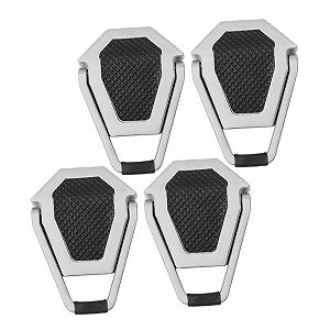 Подставка для ноутбука Faltbarer Zinklegierung 
4 шт. Складная подставка для ноутбука из цинкового сплава Прочная охлаждающая самоклеящаяся портативная подставка для ноутбука с улучшенной вентиляцией и эргономичным подъемом для - Фото 1