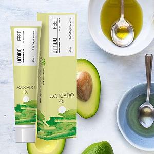 Крем для ног UMIDO Набор из 3 шт 45 мл, 1 x Ромашка, 1 x Ментол, 1 x Масло авокадо - Фото 1