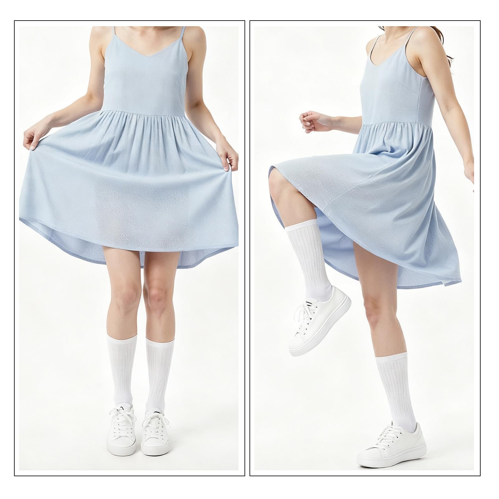 Длинные носки Ouligay Slouch 2 пары, женские, хлопковые, зимние, теплые, белые, размер 36-42, фото №7