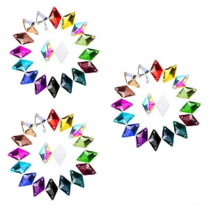 Матеріали для біжутерії MERRYHAPY Скло Дизайн 28 шт * 3 - Фото 1