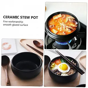 Керамічна каструля для тушкування з підставкою термостійка енергоощадна synthetic.ua - Фото 1