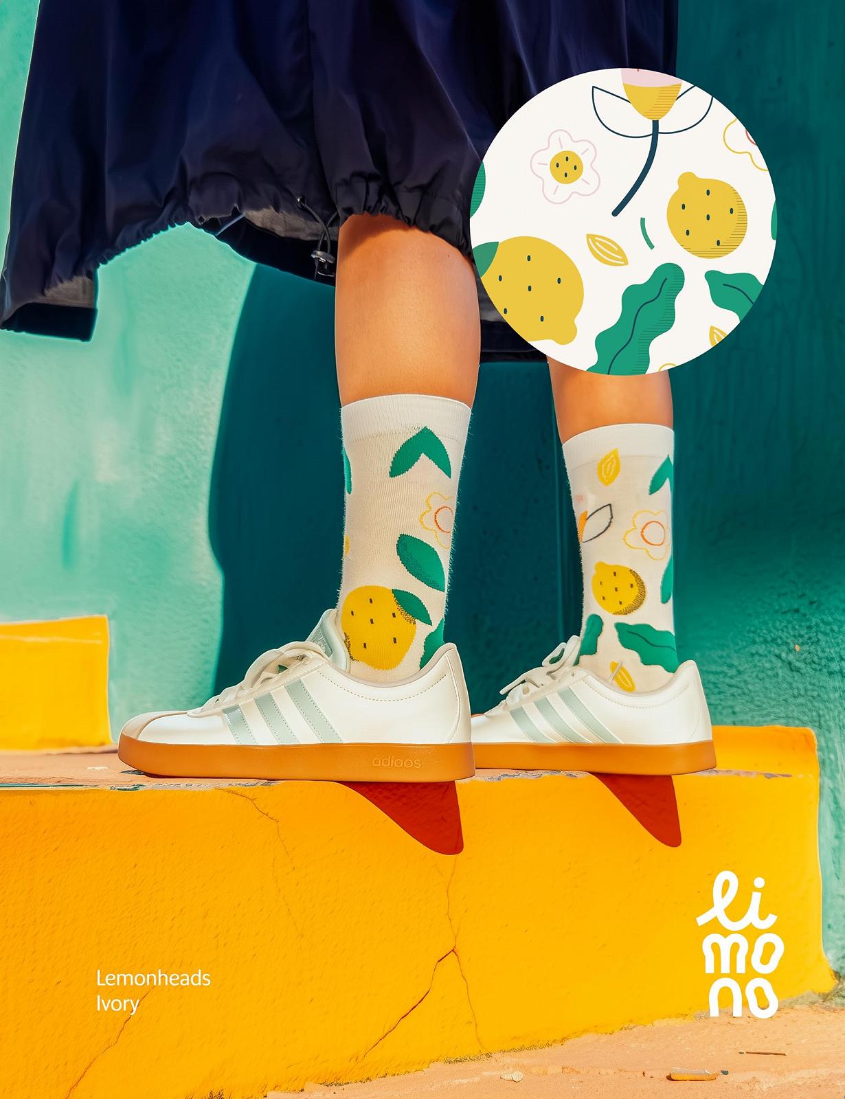 Носки Lemonheads Унисекс Цветные Из органического хлопка, фото №4